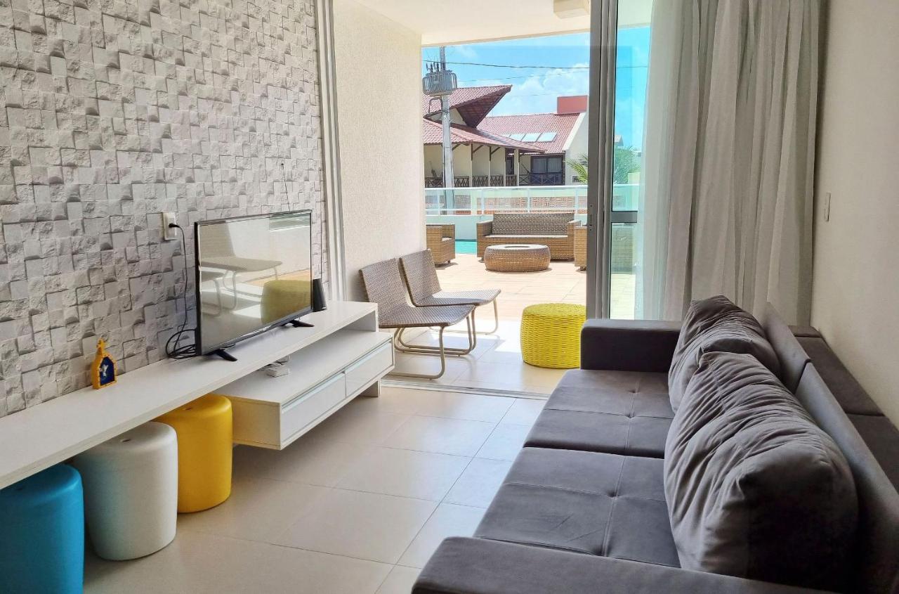 Apartamento Família com Terraço Privativo Barra de São Miguel Extérieur photo